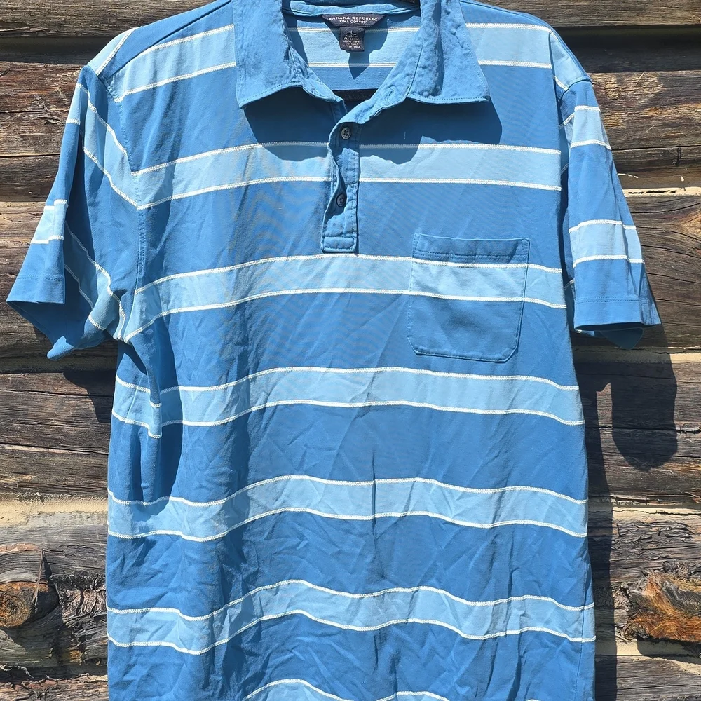 Banana Republic Y2K Polo, Size Large